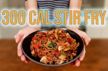 INSANE Low Calorie Noodles (Low Calorie Stir Fry Recipe for Weight Loss) | Konjac Noodle