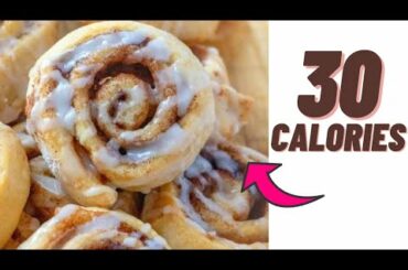 30 CALORIE CINNAMON ROLLS- Low calorie cinnamon rolls