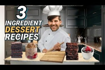 The Most Popular 3 Ingredient Desserts | Keto Diet | Healthy Recipes | How Will They Turn Out?