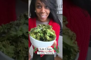 Healthy Snack Food - Kale Chips #recipe #health #kalechips #snack