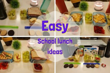 Easy School lunch ideas || Easy lunch box ideas for kids