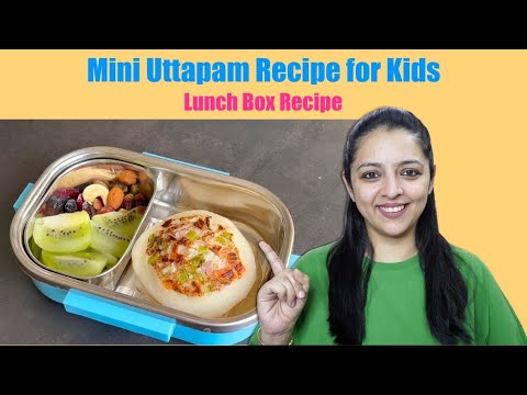 Mini Uttapam Recipe for Kids | Healthy & Easy | Lunch Box Ideas Mini Uttapam Recipe for Kids | Healthy & Easy | Lunch Box Ideas