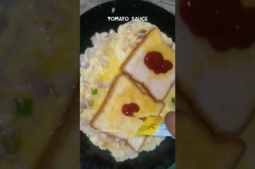 Cheesy Bread Omelette Healthy and Tasty Breakfast For Kids #breadomlette  #shorts #foodies_kitchen