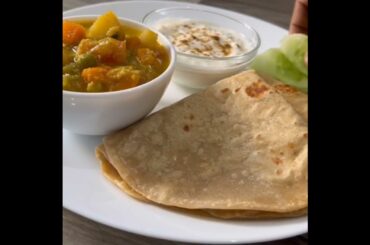 Today’s dinner, even kids like it #dinner #soft chapati  #healthy #snack