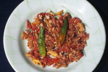 Scrambled Egg Tomato Stir Fry/Dinner Recipes/Stir Fry Recipes/Egg Recipes/Tomato Recipes 1123