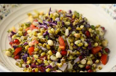 Try This Healthy Sprout Salad Recipe - Reena Ki Rasoi