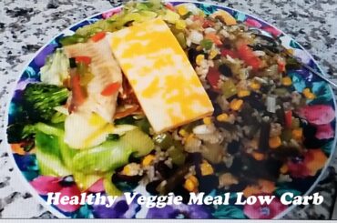 Vegetables meal low carb/Carbohydrate healthy recipes