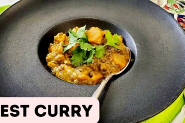 LENTILS AND SWEET POTATO CURRY~EASY CURRY RECIPES~EASY DINNER RECIPES
