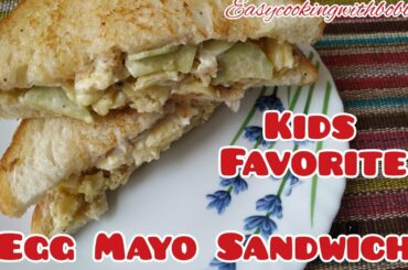 Egg Mayo Sandwich|Delicious and Healthy Sandwich|Kids Special breakfast recipe .....