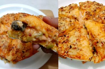 Shawarma sandwich /Shawarma pizza | incredibly delicious and easy recipe by hadis cuisine