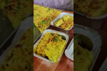 Healthy Vegetable Dhokla  Gujarati Aunty Making Homestyle Dhokla  in Vadodara  Street Food %23shorts
