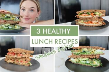3 Healthy Easy Lunch Recipes - Sandwich Edition | Sanne Vloet