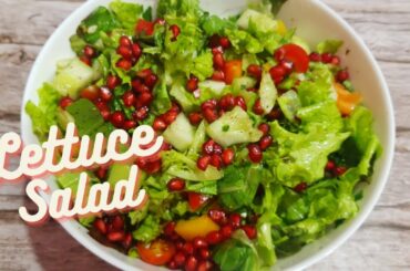 Lettuce Salad Recipe |Salad Recipe For Weight Loss|Healthy Lettuce Salad |Salad Recipe Rekha Jaiswal