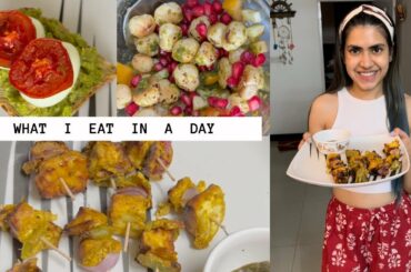 WHAT I EAT IN A DAY for weight loss/ maintenance + Healthy summer recipes | Indian Diet