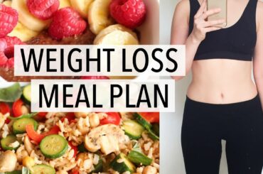 WHAT I EAT IN A DAY | WEIGHT LOSS MEAL PLAN FOR WOMEN