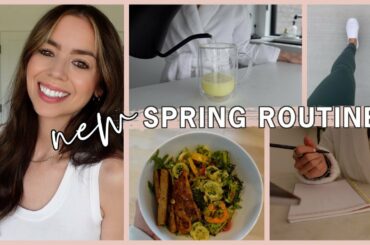 VLOG | Healthy Spring Habits, Healthy Recipes, Routines and Better Sleep