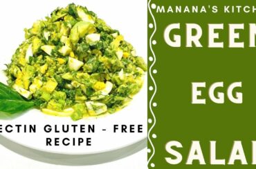 Green Egg Salad Recipe | Avocado Egg Salad | Lectin Free Recipes 2022 | EGGS With BASIL HERBS YUMMY