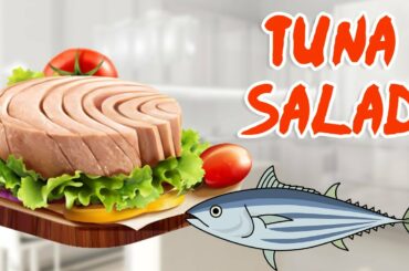 The Best Easy Tuna Salad Recipe! How to make the best healthy salad? #shorts