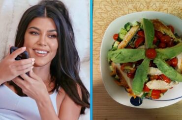 KOURTNEY KARDASHIAN'S KETO-FRIENDLY LETTUCE AND AVOCADO ORGANIC SALAD YUMMY AND  HEALTHY RECIPE!!