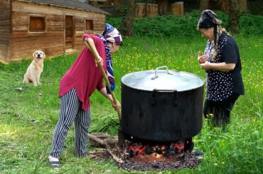 Best Healthy Soup Recipe on a Campfire in the Forest