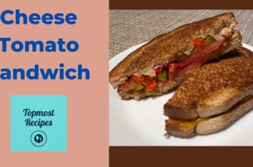 Cheese Jalapeno Sandwich | Healthy Cheese and Tomato Sandwich | Tomato and Cheese Sandwich