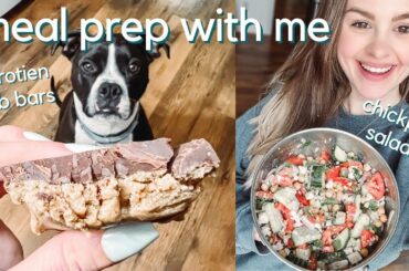 MEAL PREP FOR WEIGHT LOSS // EASY LUNCH & HEALTHY DESSERT RECIPES