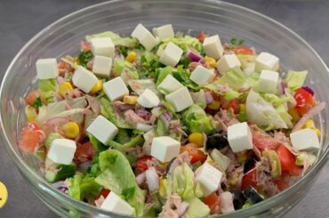 Healthy Tuna Salad Recipe - Yummy & Easy Tuna Salad with Sundas