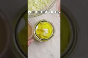 MAYO-FREE COLESLAW RECIPE || HEALTHY RECIPES#SHORTS