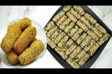 Na Bread Belna Na Bharna Sirf 250 gms Chicken Se Banaiye 40 se 45 Bread Rolls | Ramzan Recipes