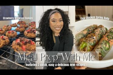 Meal Prep With Me || 3 Quick, Easy and Delicious Recipes for Weight Loss || Intuitive Eating Edition