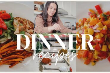 WEEK OF DINNER RECIPES | cook with me simple dinner recipes.
