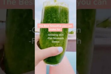 GREEN SMOOTHIE RECIPE FOR WEIGHT LOSS | Smoothie Healthy Breakfast Ideas! lose weight fast at home