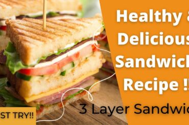 Healthy Sandwich recipe watch complete recipe on my channel #Sandwichbreadrecipe #komalsFood #bread