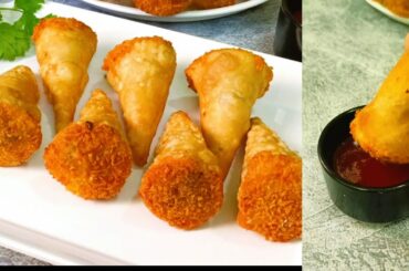 Cheese Pizza Cone Snack Recipe | Evening Tea Time Snack Recipe | Snacks Time Recipe | Pizza Cone |