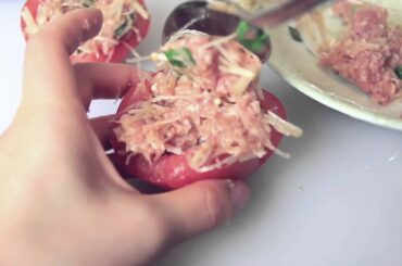 Low Calorie Recipes - Yummy Stuffed Tomatoes in a Noodle Hot Pot! | Wengie's Healthy Kitchen Ep 4