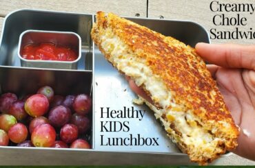 Dahi Chole Sandwich | Creamy Chick Peas Sandwich | Healthy Lunchbox idea for kids