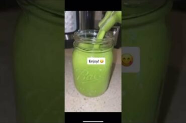 GREEN SMOOTHIE RECIPE FOR HEALTHY & WEIGHT LOSS | Easy & Healthy Breakfast Ideas! lose weight fast