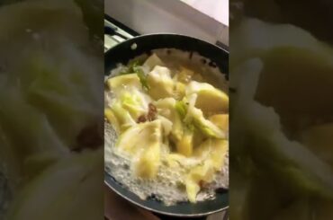 Cabbage boiled  #healthy #lunch #northeast #arunachalpradesh