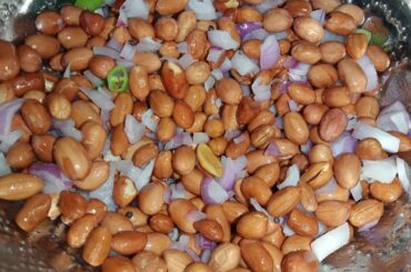 tasty & healthy tea time snack recipe with peanuts / #shorts