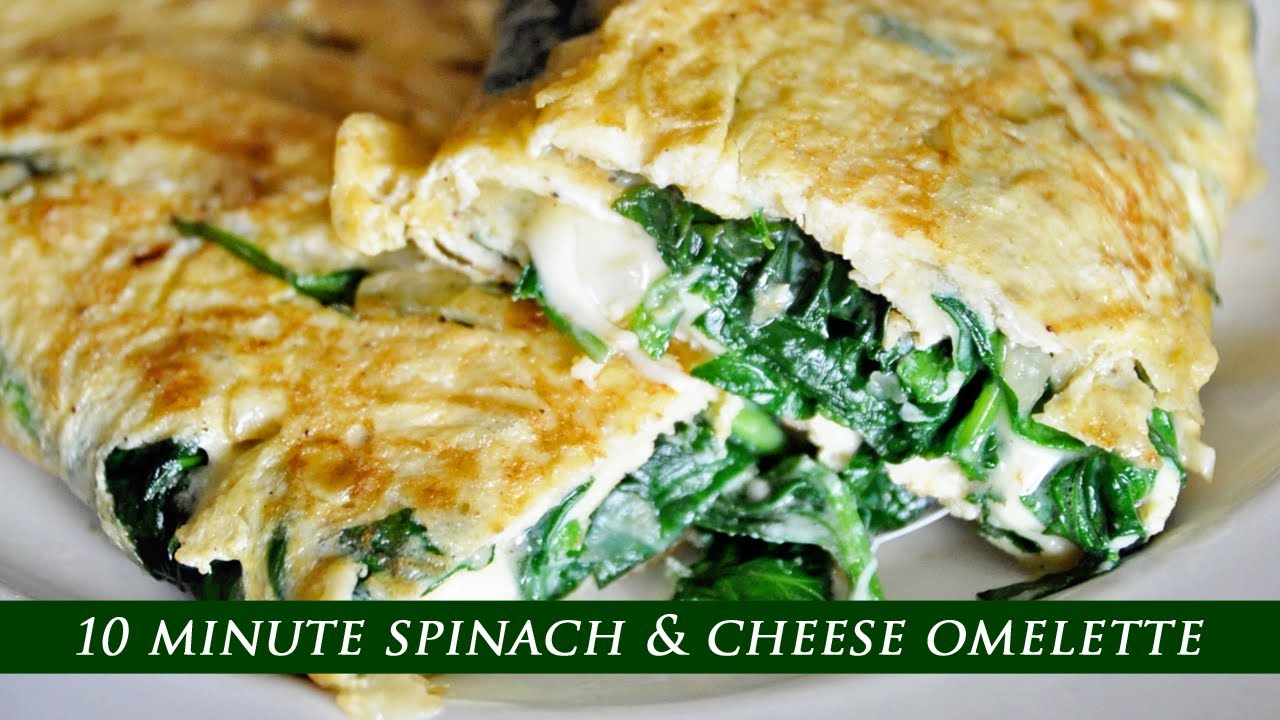 Spinach & Cheese Omelette | Easy Breakfast Recipe Spinach & Cheese Omelette | Easy Breakfast Recipe