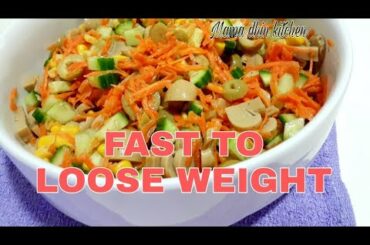 Easy salad recipe | Healthy salad for loose weight