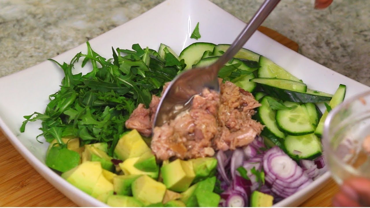 #floriekitchen #salad #healthy Salads: Delicious, Tasty, Tuna, Cucumber & Rocket Salad Recipe #floriekitchen #salad #healthy Salads: Delicious, Tasty, Tuna, Cucumber & Rocket Salad Recipe