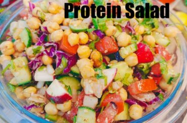 High Protein Salad|Healthy Weight Loss Recipe|Your Favorite Salad|Chickpea Salad|Veg Salad Recipe|