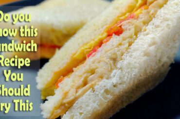 Sandwich Recipe | Sandwich Recipe Without Mayonnaise | Chicken Egg Sandwich |Chicken Sandwich Recipe