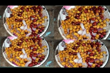 Healthy Evening Snacks Recipe||Black Chana or China Badam Healthy Snacks Recipe||#recipes#village