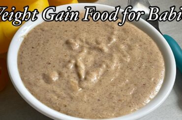 Baby Food | Weight Gain & Brain Development oats-badam mix | Healthy Baby Food Recipe 7Month+