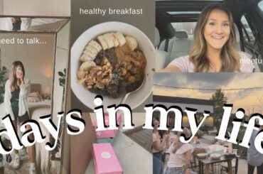 DAYS IN MY LIFE | healthy breakfast recipe, honest life chats, hive meetup!