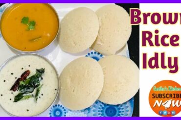 Brown Rice Idli Recipe | Healthy Brown Rice Idli | Healthy Breakfast Recipes | Weight Loss Recipe