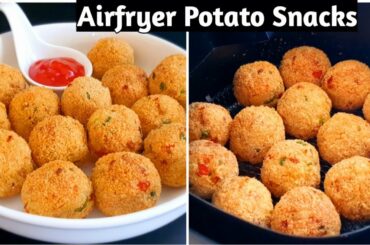 Air Fryer Potato Balls Recipe | Potato Snacks | Airfryer Recipes