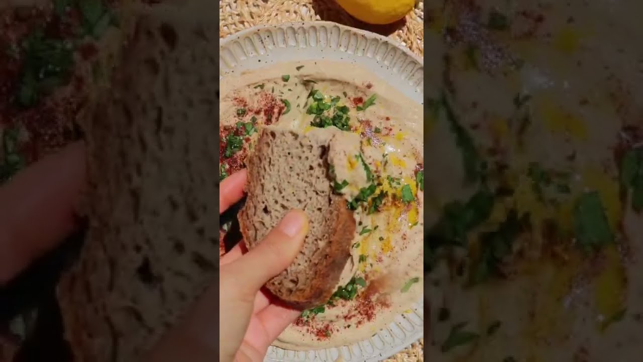 The secret to the CREAMIEST hummus: White Beans! #easyrecipe #healthy #recipe #food #hummus The secret to the CREAMIEST hummus: White Beans! #easyrecipe #healthy #recipe #food #hummus